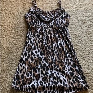 Cheetah print dress